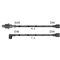 Zündleitungssatz Anschlussausführung DIN Kabel...