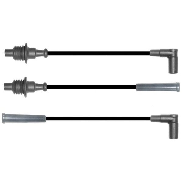 Zündleitungssatz Widerstandszündleitung Kabel Ø 7 mm BBT für u.a. PEUGEOT 405