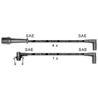 Ignition Cable Set Connection version DIN cable Ø...