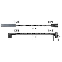 Zündleitungssatz Anschlussausführung DIN Kabel...