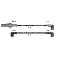 Ignition Cable Set connection version M4 cable Ø 7...