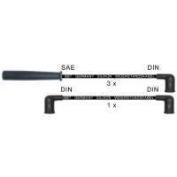 Ignition Cable Set connection version DIN cable Ø...