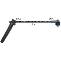 Ignition Cable Set Connection version DIN cable Ø...