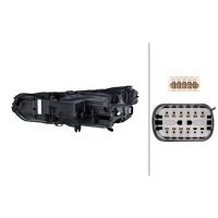 Hauptscheinwerfer rechts LED HELLA für Opel INSIGNIA...