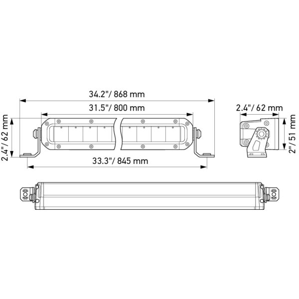 Fernscheinwerfer vorne LED HELLA für DAF