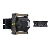 Zündspule HELLA Zündspule zum Verteiler für MAZDA 626 IV (GE)