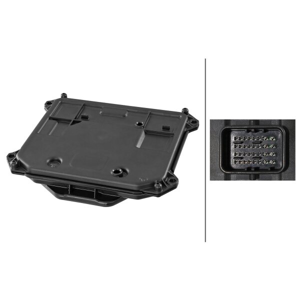 Control unit for main headlights on both sides 24 V LED HELLA