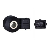 Knock sensor 12 V flat plug 2-pin 20 Nm HELLA for CITROËN Berlingo and others