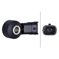 Knock sensor 12 V flat plug 2-pin 20 Nm HELLA for FIAT 124 Spider and others