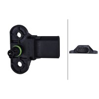 Boost Pressure Sensor 5 V 4-pin HELLA sensor expertise suitable for AUDI TT