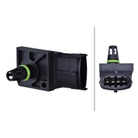 Boost Pressure Sensor 5 V 4-pin HELLA suitable for e.g. RENAULT MASTER