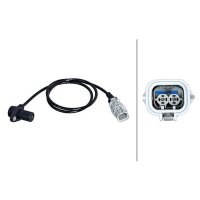 Impulsgeber Kurbelwelle Induktivsensor 2-polig HELLA