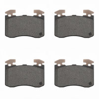 Brake pad set with wear warning contact 16.8 mm HELLA for...
