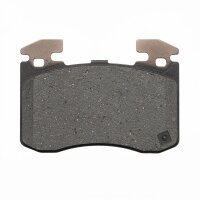 Brake pad set with wear warning contact 16.8 mm HELLA for...