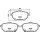 Brake pad set with wear warning 15.5 mm HELLA for TOYOTA COROLLA and others
