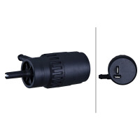 Waschwasserpumpe Scheibenreinigung 24 V 2-polig HELLA für u.a. FIAT UNO