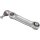 Control arm wheel suspension front left lower rear control arm METZGER for BMW 7 (G11)