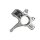 Steering Knuckle Wheel Suspension front axle left METZGER for e.g. FORD TRANSIT