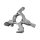 Steering knuckle wheel suspension front right METZGER for OPEL ASTRA G