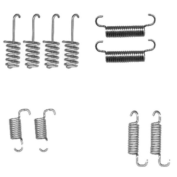 Accessory Set Parking Brake Shoes METZGER for MERCEDES-BENZ SPRINTER and others