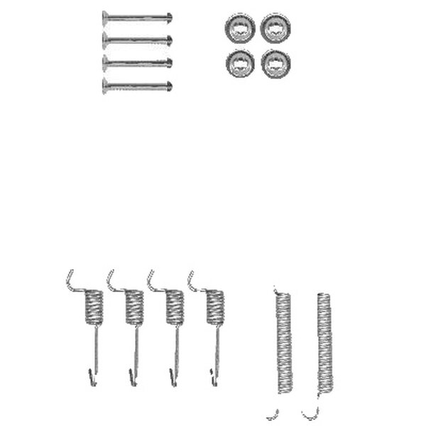 Zubehörsatz Feststellbremsbacken METZGER IAM-Expertise passend für u.a. KIA RIO