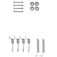 Accessory Set Parking Brake Shoes METZGER suitable for...