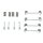 Accessory Set Parking Brake Shoes METZGER IAM-Expertise suitable for e.g. BMW 3