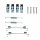 Accessory Set Parking Brake Shoes METZGER for e.g. MERCEDES-BENZ M-CLASS