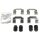 Accessory set disc brake pad METZGER for PEUGEOT 308 II