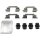 Accessory kit disc brake pad METZGER for MERCEDES S-CLASS (W222)