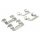 Accessory kit disc brake pad METZGER for CITROËN C3 II