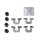 Accessory kit disc brake pad METZGER for MAZDA 3 notchback