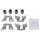 Accessory kit disc brake pad METZGER for MAZDA CX-5 (KE)
