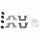 Accessory kit disc brake pad METZGER for MAZDA 2 hatchback