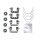 Accessory kit disc brake pad METZGER for PEUGEOT 208 I