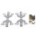 Accessory kit disc brake pad METZGER for AUDI A3 Sedan