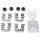 Accessory set disc brake pad METZGER for SANTA FÉ