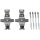 Accessory kit disc brake pad METZGER for MERCEDES A-CLASS (W176)
