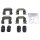 Accessory set disc brake pad METZGER for BMW 3 Touring