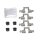 Accessory kit disc brake pad METZGER for AUDI A6 C8