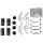 Accessory kit disc brake pad METZGER for SKODA OCTAVIA IV