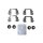 Accessory kit, disc brake pad METZGER for BMW X5 (G05)