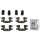 Accessory kit, disc brake pad METZGER for SWIFT V