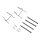 Accessory kit disc brake pad METZGER for PEUGEOT 406 (8B)