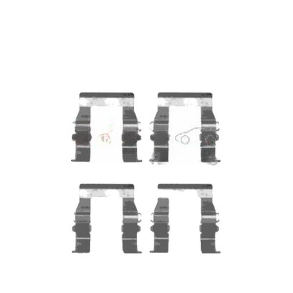 Zubehörsatz Scheibenbremsbelag METZGER für u.a. MITSUBISHI OUTLANDER