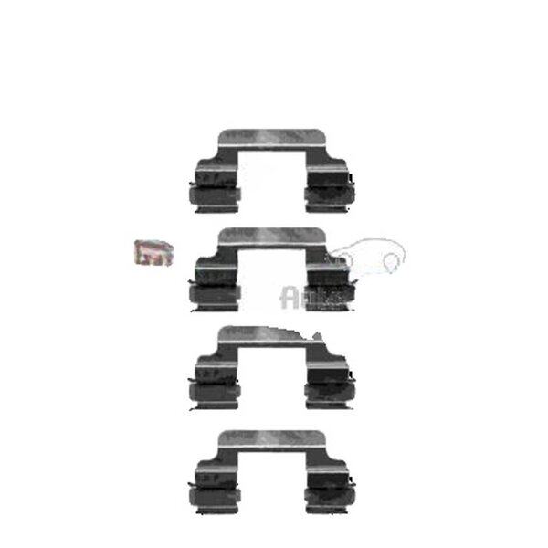 Zubehörsatz Scheibenbremsbelag METZGER für u.a. MERCEDES-BENZ C-KLASSE