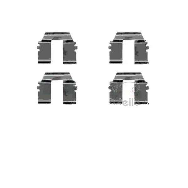 Zubehörsatz Scheibenbremsbelag METZGER passend für u.a. VW TRANSPORTER