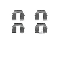 Zubehörsatz Scheibenbremsbelag METZGER passend...