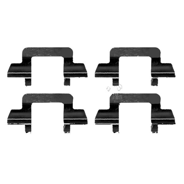 Zubehörsatz Scheibenbremsbelag METZGER IAM-Expertise passend für u.a. CITROËN C3