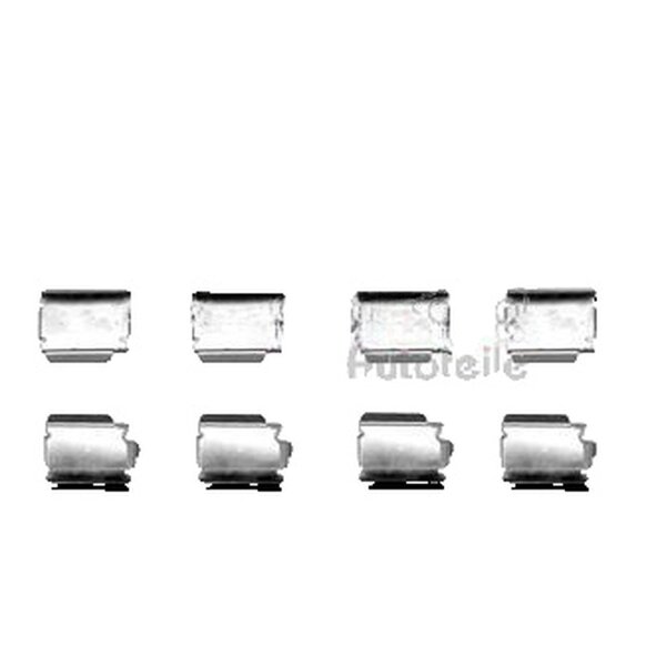 Zubehörsatz Scheibenbremsbelag METZGER passend für u.a. DODGE JOURNEY